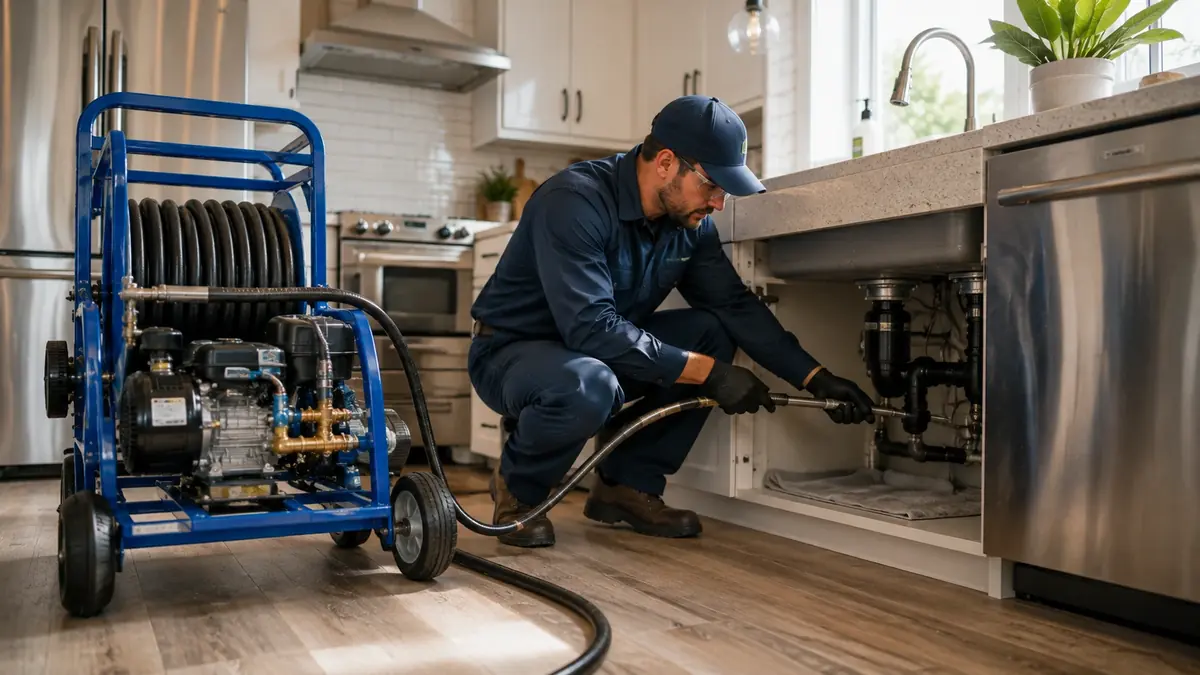 Kitchen Drain Hydro Jetting in Indian Wells